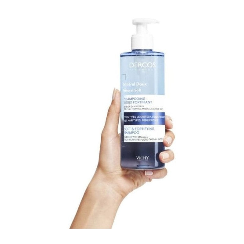 CHAMPU DERCOS USO DIARIO MINERAL 400ML
