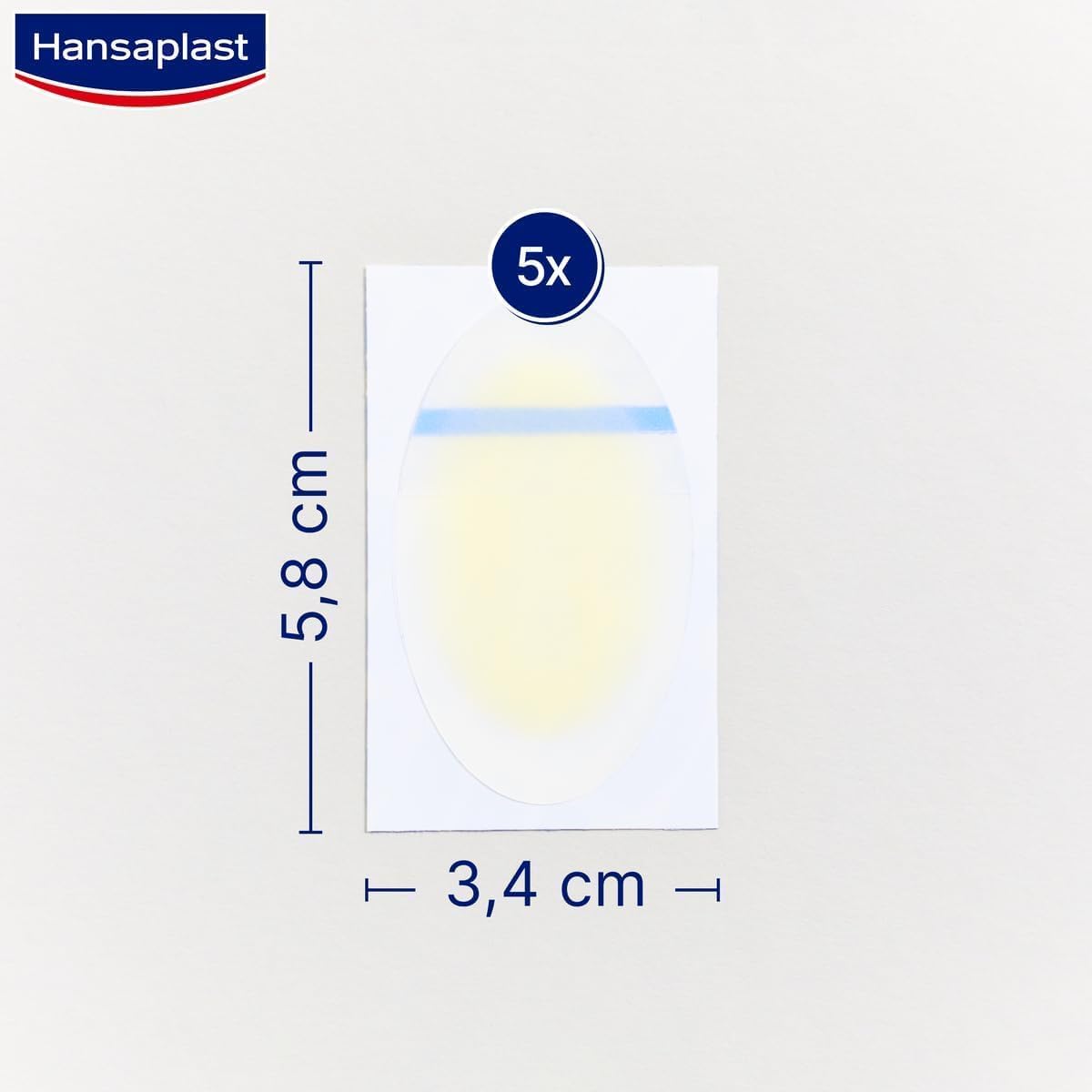 HANSAPLAST MED APOSITO AMPOLLAS GRANDE 5 UD