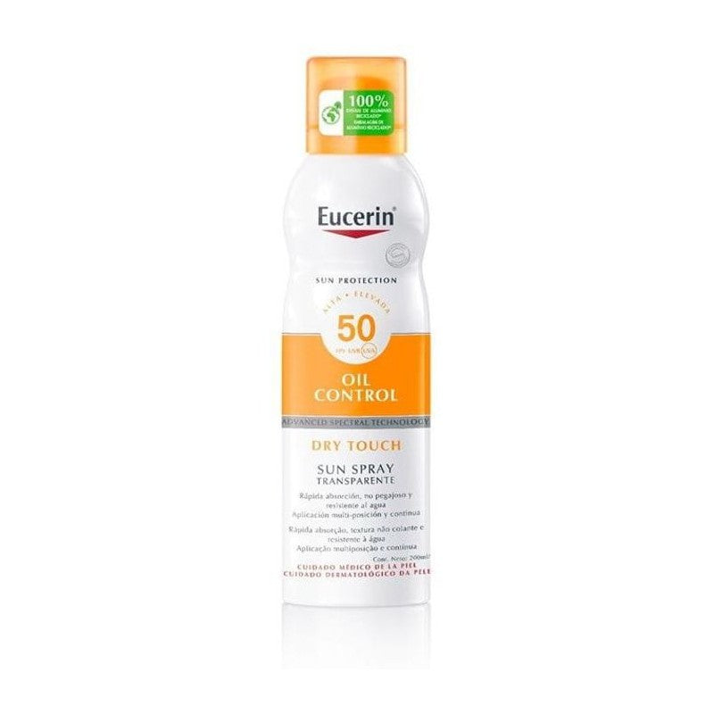 EUCERIN SUN OIL CONTROL SPRAY TRANSPARENT DRY TOUCH SPF50 200ML