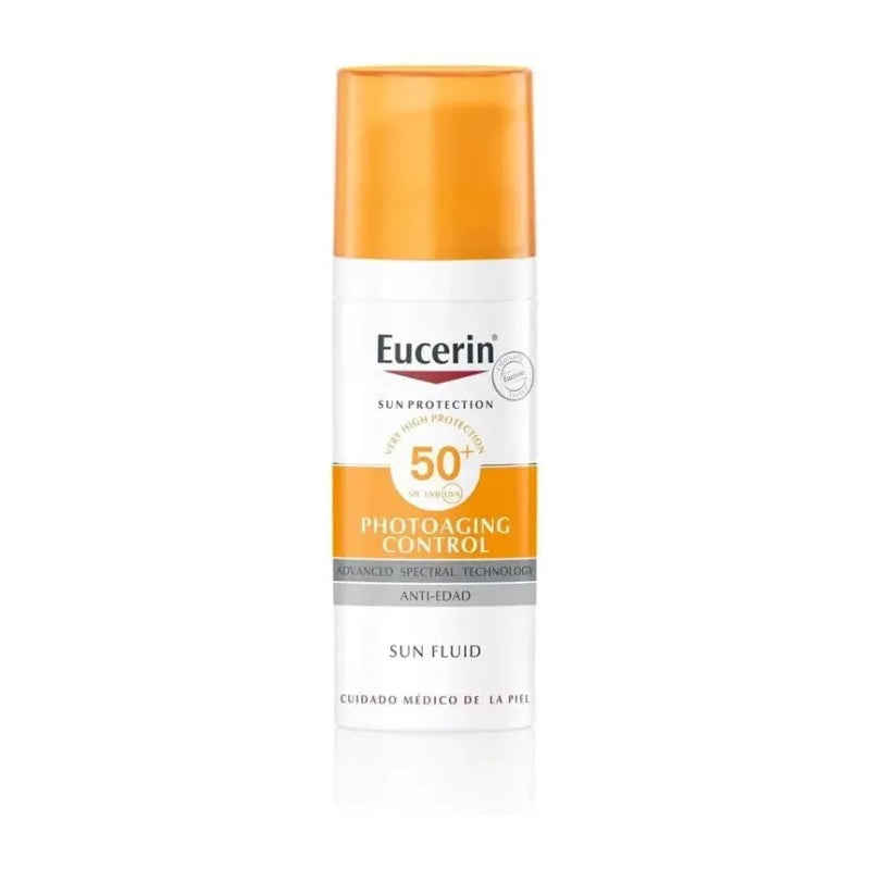 EUCERIN SUN FLUID PHOTOAGING CONTROL SPF50+ 50 ML SIN COLOR