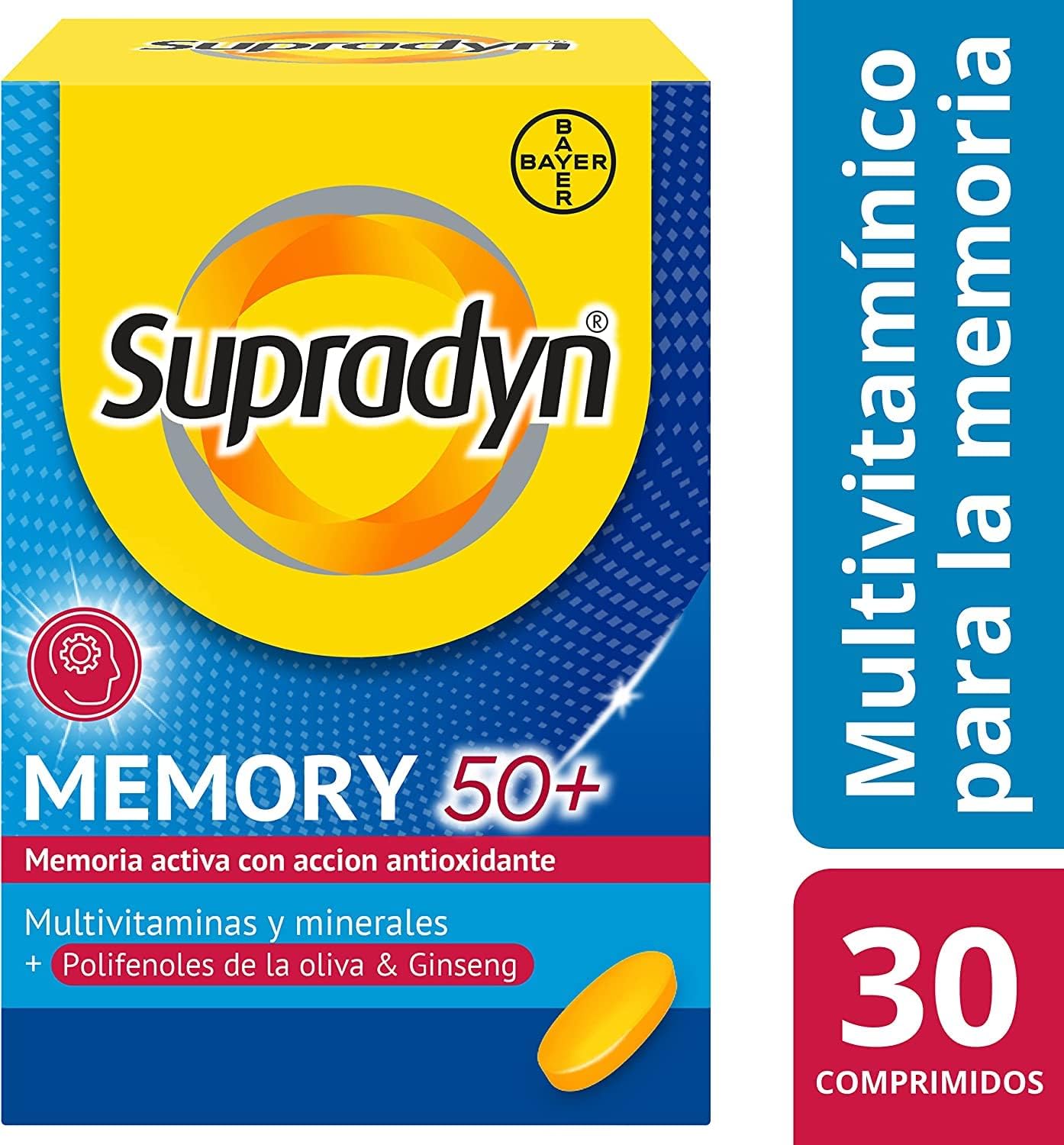 SUPRADYN MEMORY 50+ 30 COMPRIMIDOS