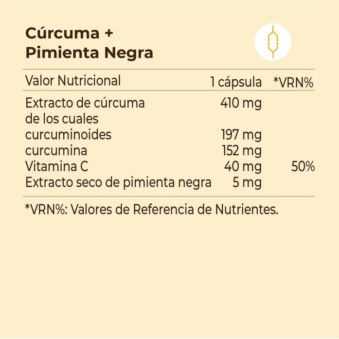 KOBHO CURCUMA+PIMIENTA NEGRA 60 CAPSULAS