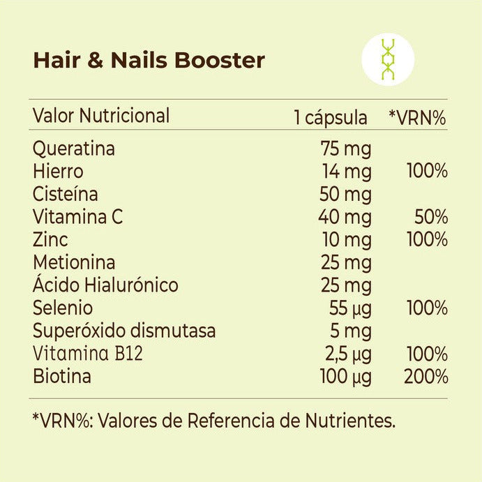 KOBHO HAIR &NAIL BOOSTER 60 CAPSULAS