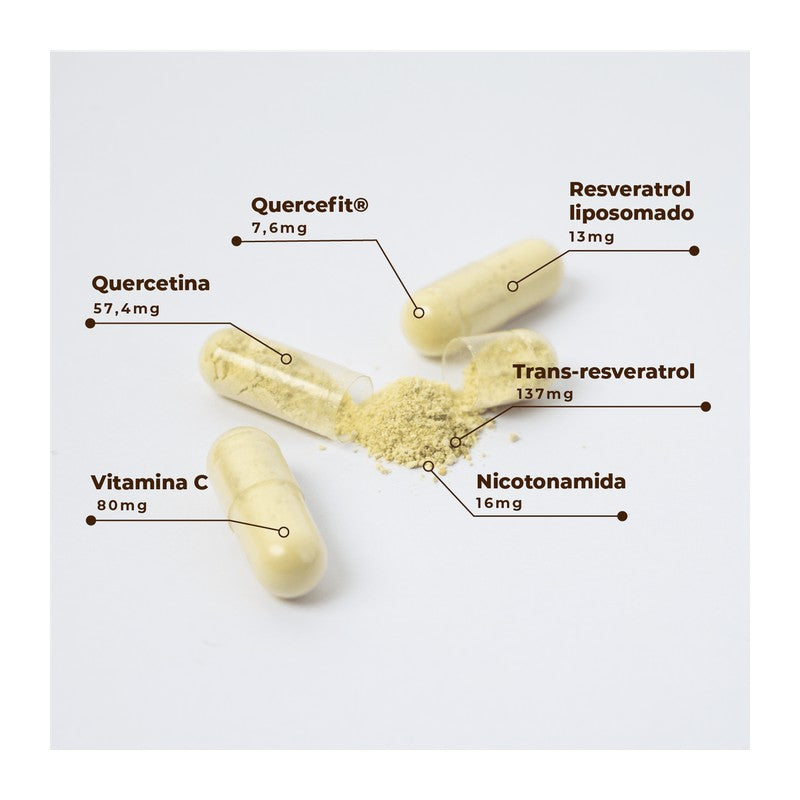 KOBHO TRANS RESVERATROL+QUERCETINA 60 CAPSULAS