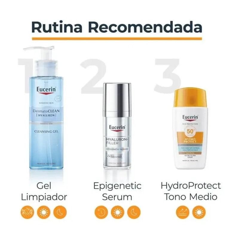 EUCERIN SUN HIDROPROTECT FLUIDO ULTRA LIGHT SPF50+ 50ML COLOR MEDIO