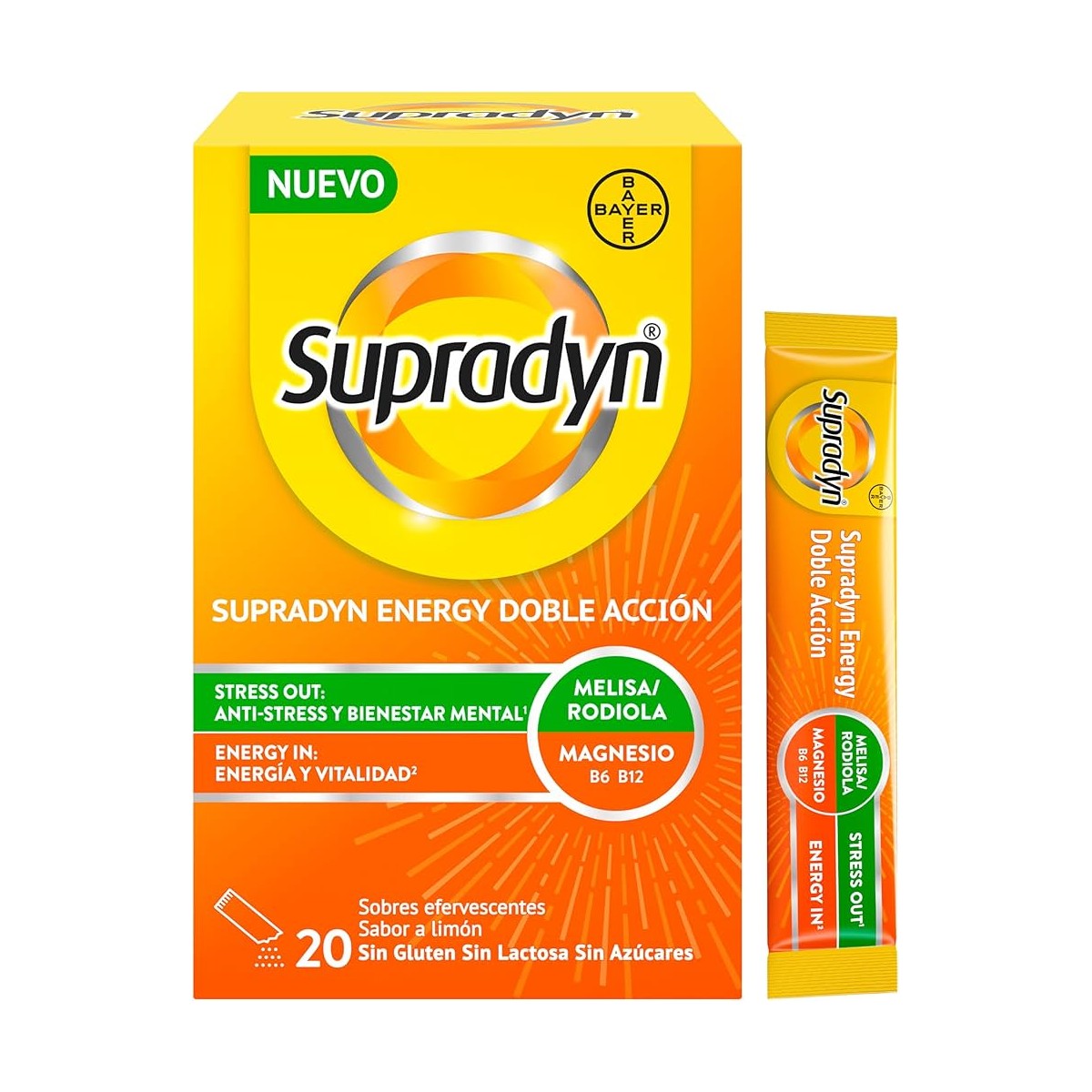 SUPRADYN ENERGY DOBLE ACCIÓN 20 SOBRES