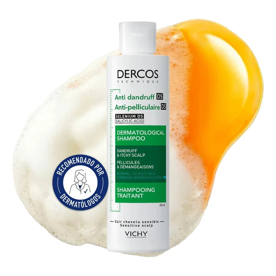 DERCOS CHAMPU ANTICASPA GRASA