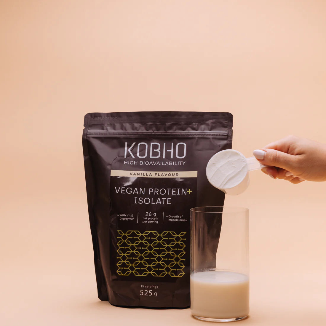 VEGAN PROTEIN +ISOLATE SABOR VAINILLA 525GR