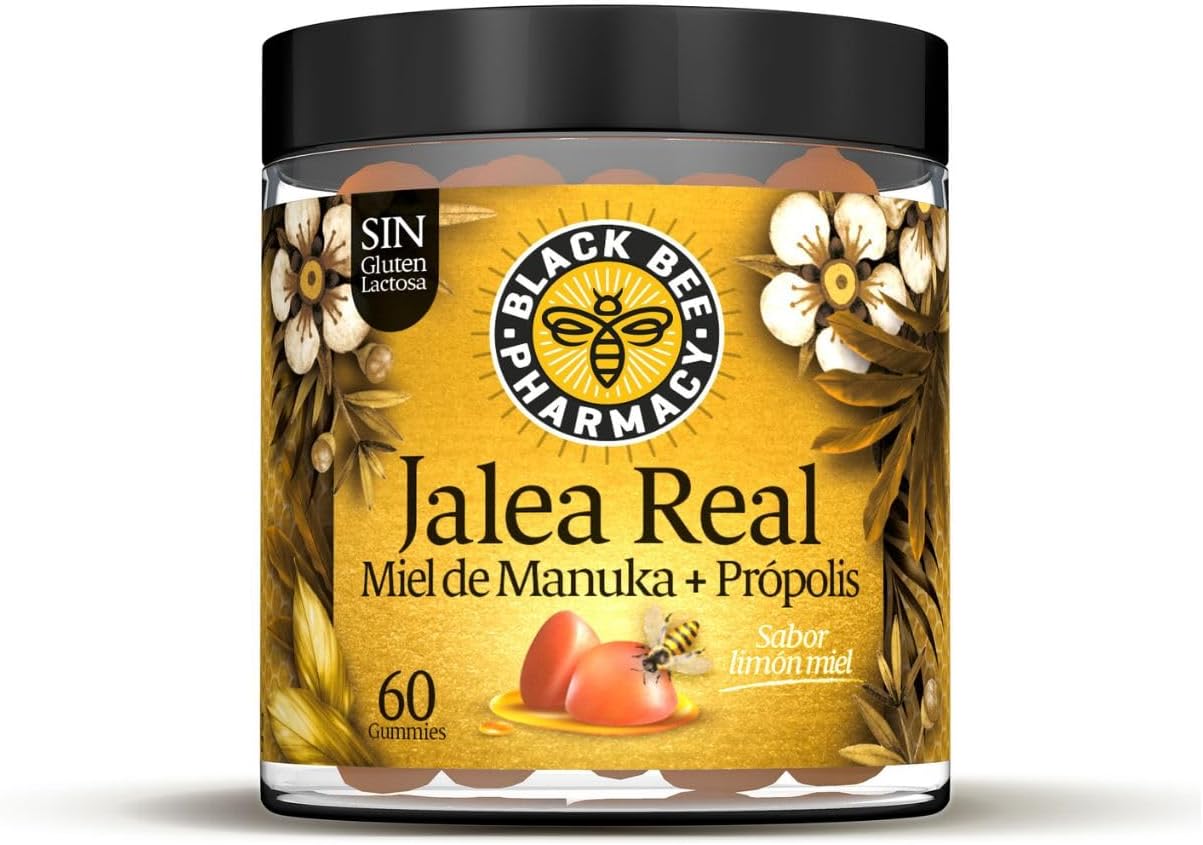 BLACKBEE JALEA REAL,MIEL DE MANUKA Y PROPOLIS 60 GUMMIES