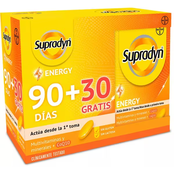 PACK SUPRADYN ENERGY 90+30 COMPRIMIDOS