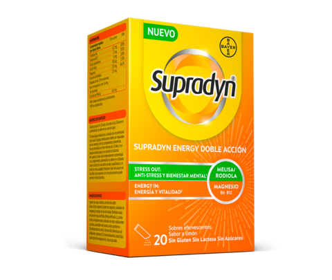 SUPRADYN ENERGY DOBLE ACCIÓN 20 SOBRES
