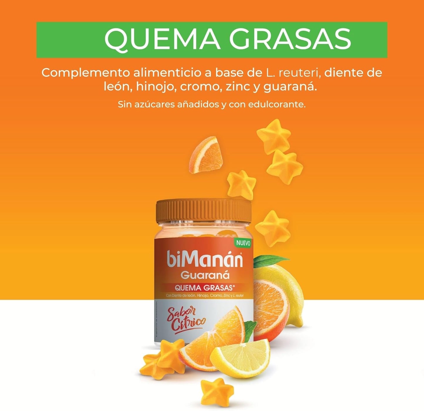 DUPLO BIMANAN GUMMIES QUEMAGRASAS GUARANÁ 60X2