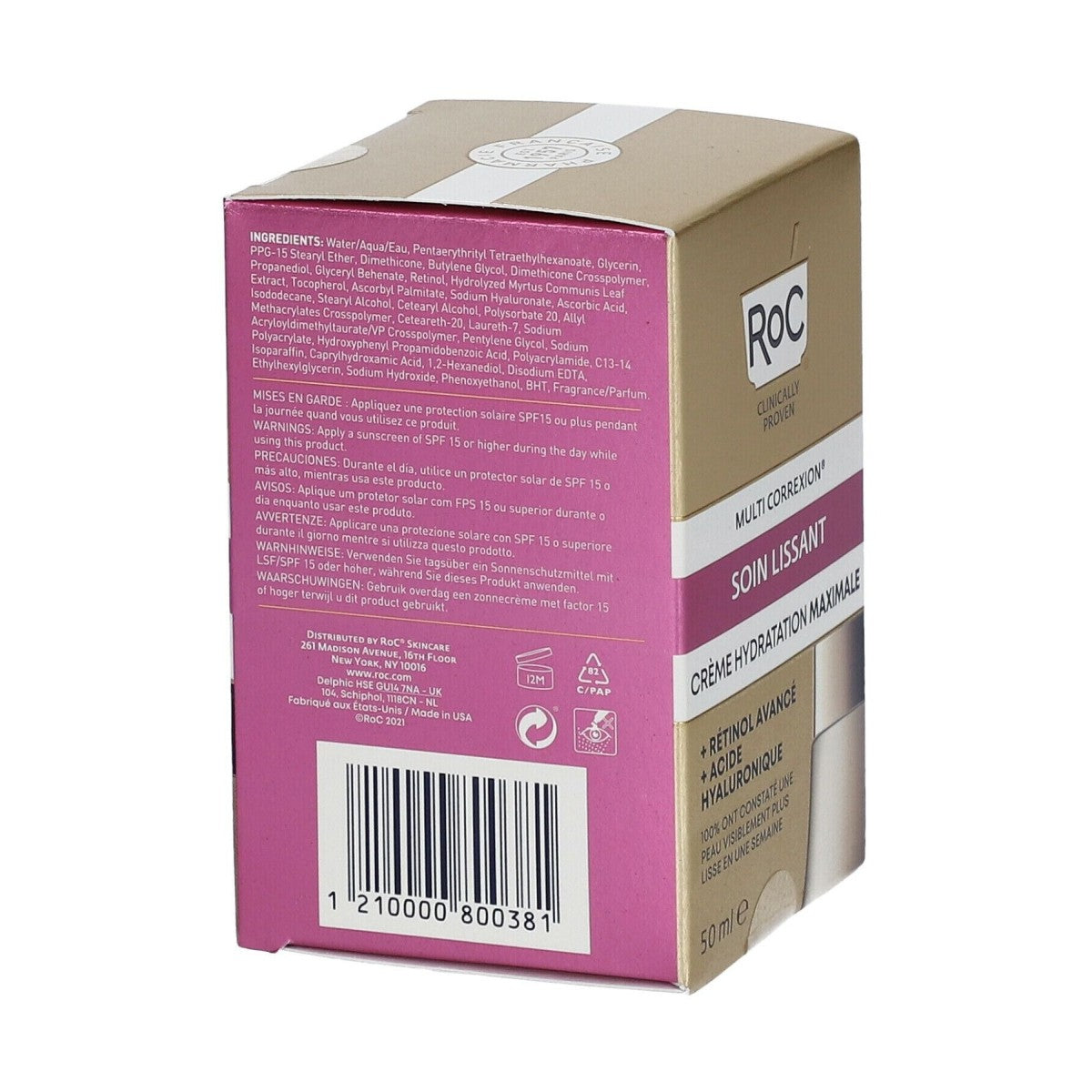 ROC RETINOL SMOOTHING MAX HYDRA 50ML