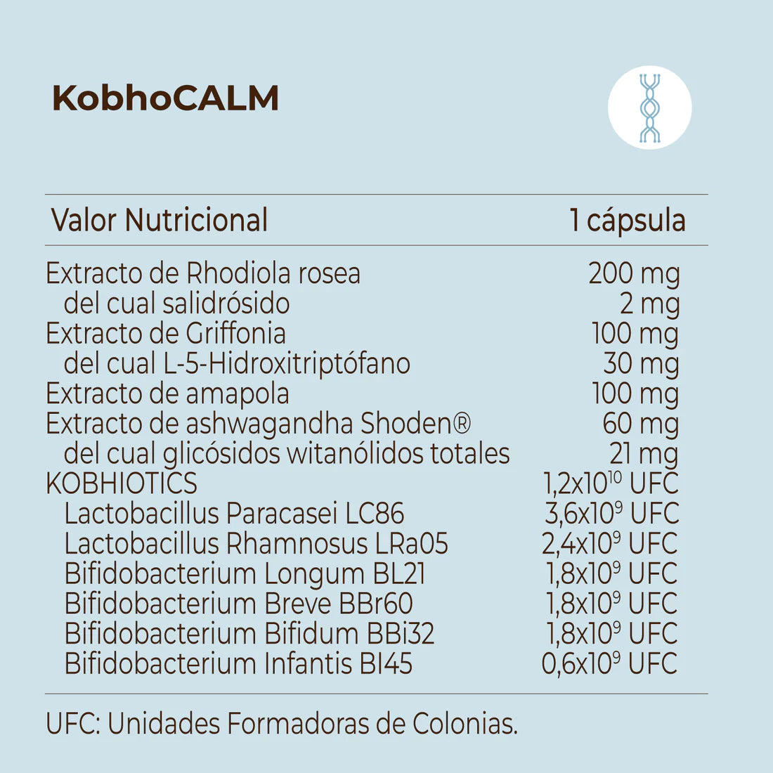 Kobho Calm 60 cápsulas