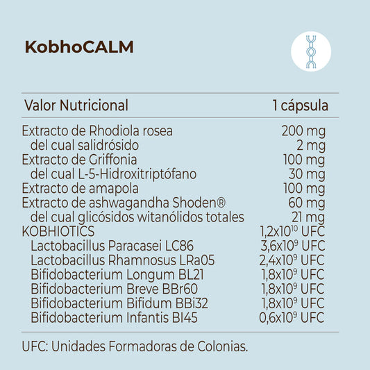 Kobho Calm 60 cápsulas