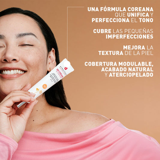 ERBORIAN BB CREME BB CON GINSENG DORE TARTAMIENTO CON COLOR 5 EN 1 PARA UN EFECTO PIEL DE BEBE  SPF 20  40ML