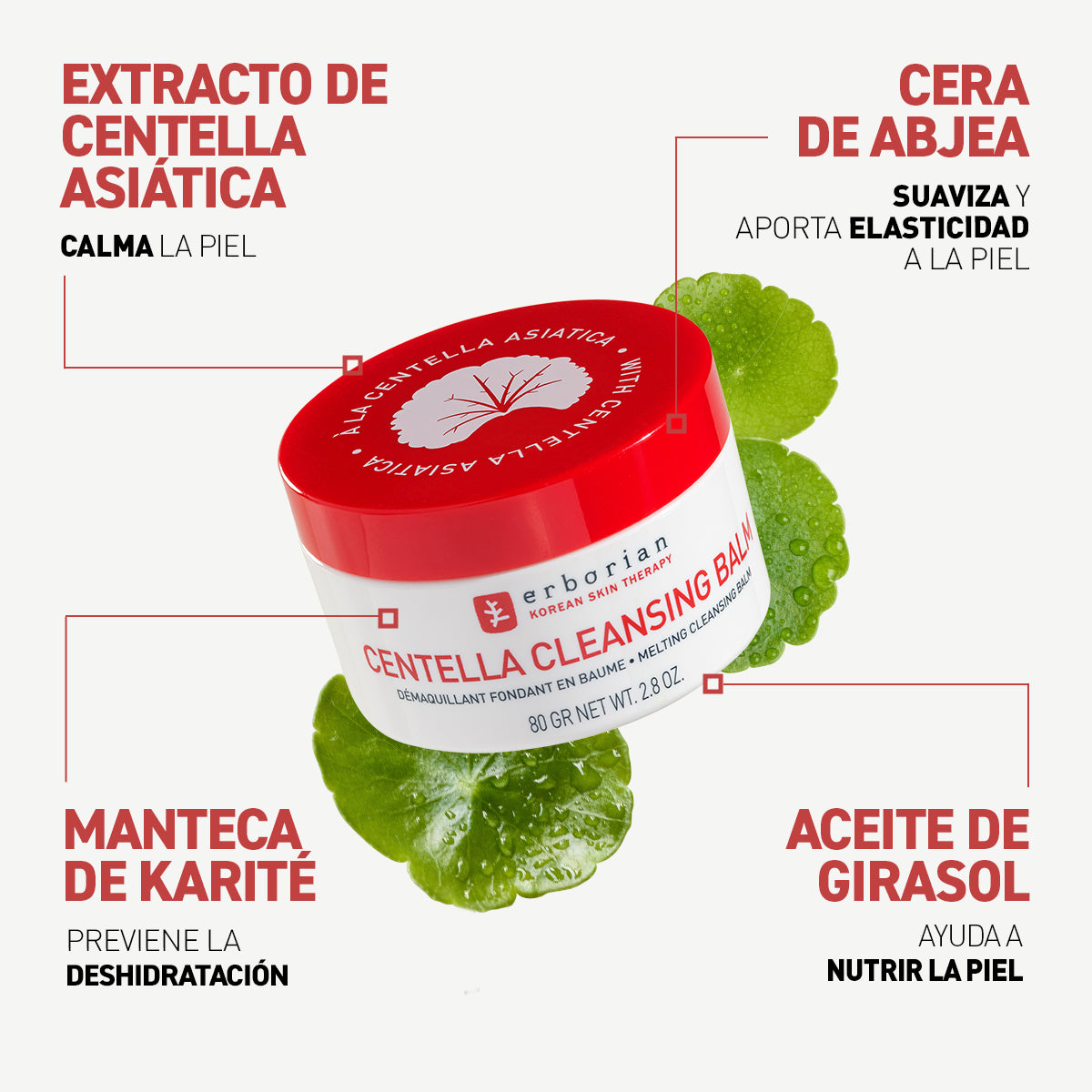 ERBORIAN CENTELLA CLEANSING BALM  80 GR