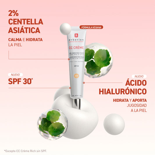ERBORIAN CC CREME SPF 30 CLAIR 40 ML
