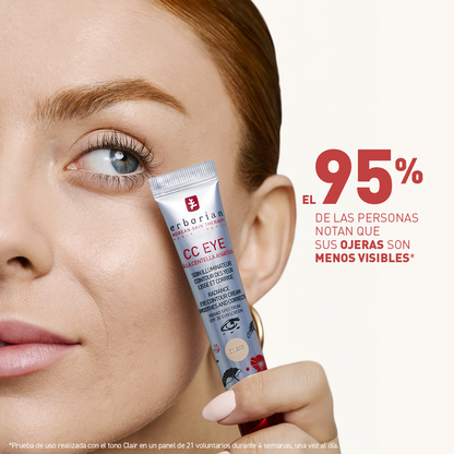 ERBORIAN CC EYE CLAIR  TRATAMIENTO PARA EL CONTORNO DE OJOS CON COLOR SPF 20  10ML
