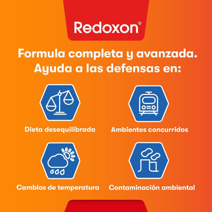 REDOXON EXTRA DEF NARANJA VIT C+ZINC 15C