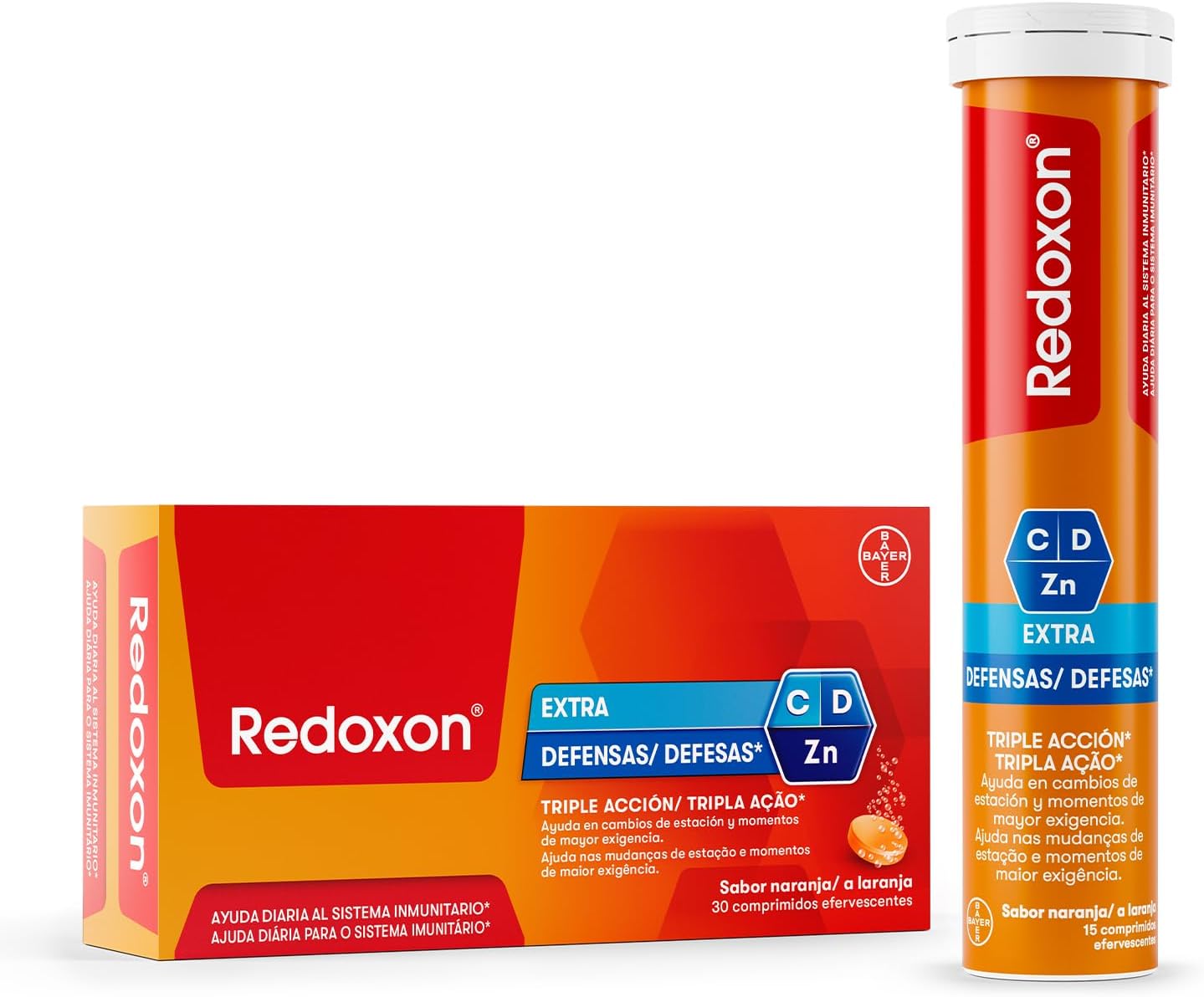 REDOXON EXTRA DEF NARANJA VIT C+ZINC 30C