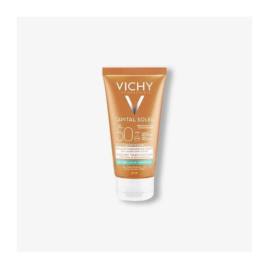 CAPITAL SOLEIL SPF50+ CREMA PROTRECTORA ROSTRO TACTO SECO COLOR 50 ML