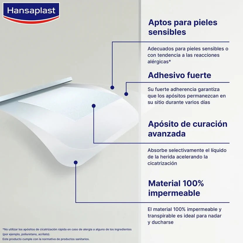 HANSAPLAST CURACION RAPIDA 8 STRIPS