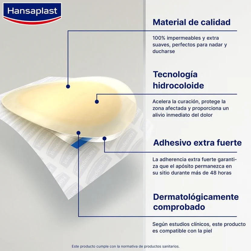 HANSAPLAST MED APOSITO AMPOLLAS PEQ 6 UD