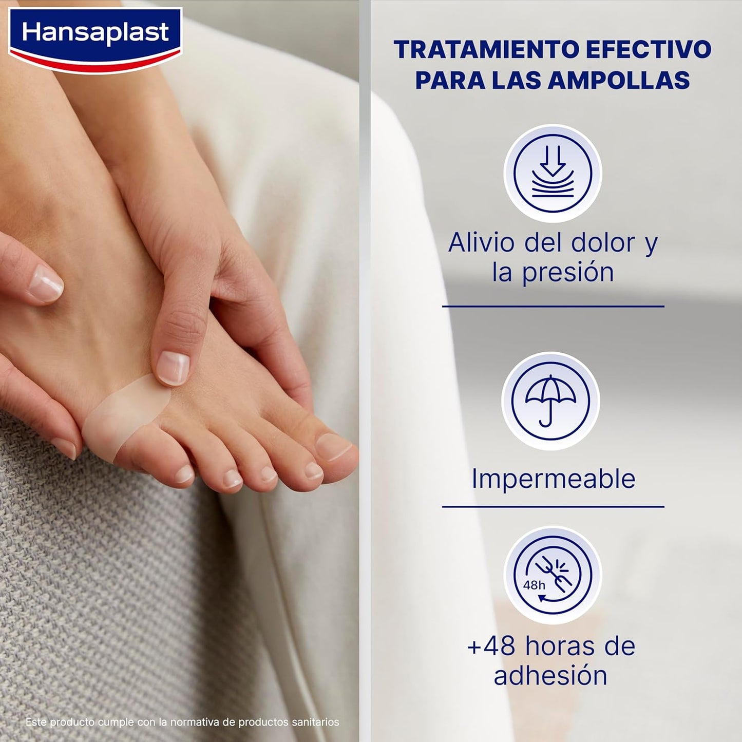 HANSAPLAST MED APOSITO AMPOLLAS PEQ 6 UD