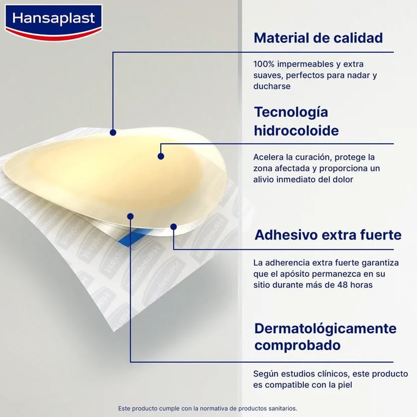 HANSAPLAST MED APOSITO AMPOLLAS GRANDE 5 UD