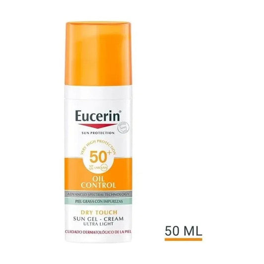 EUCERIN SUN OIL CONTROL GEL CREMA SPF50+ 50ML SIN COLOR