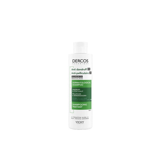 CHAMPU DERCOS ANTICASPA CABELLO GRASO 400ML