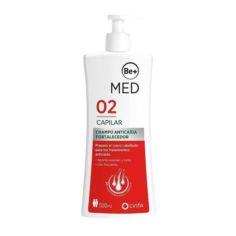 CHAMPU BE+ ANTICAIDA FORTALECEDOR 500ML
