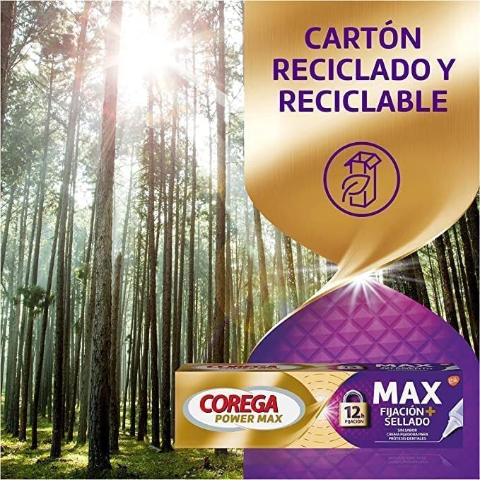 COREGA POWER MAX FIJACION+SELLADO 70 GR SIN SABOR