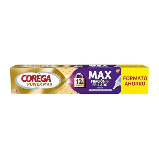 COREGA POWER MAX FIJACION+SELLADO 70 GR SIN SABOR