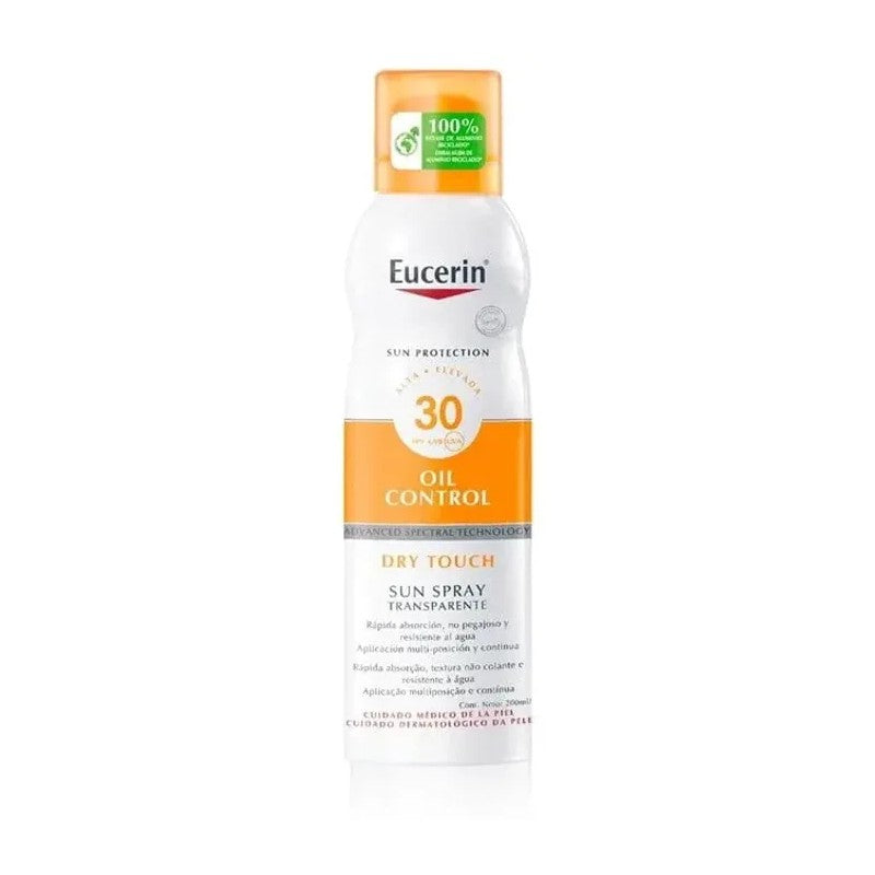 EUCERIN SUN OIL CONTROL SPRAY TRANSPARENT DRY TOUCH SPF30 200ML