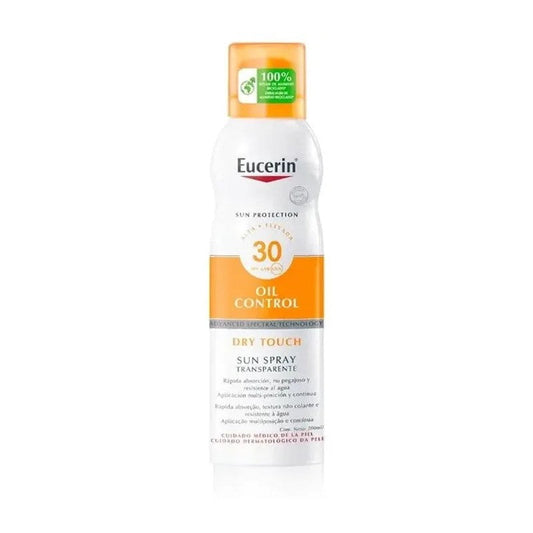 EUCERIN SUN OIL CONTROL SPRAY TRANSPARENT DRY TOUCH SPF30 200ML