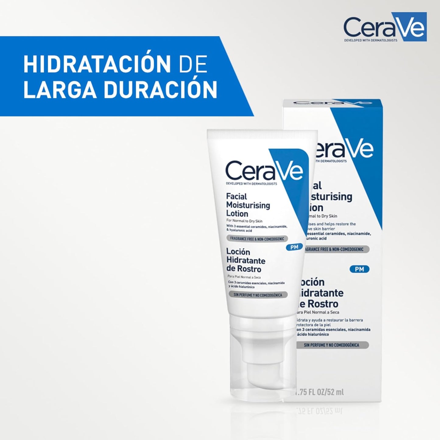 CERAVE LOCION HIDRATANTE DE ROSTRO 52 ML