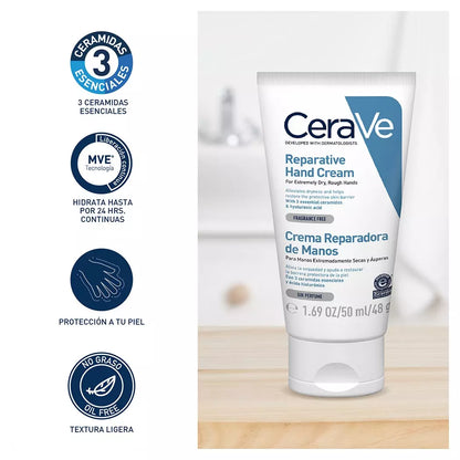 CERAVE CREMA RENOVADORA MANOS 50ML