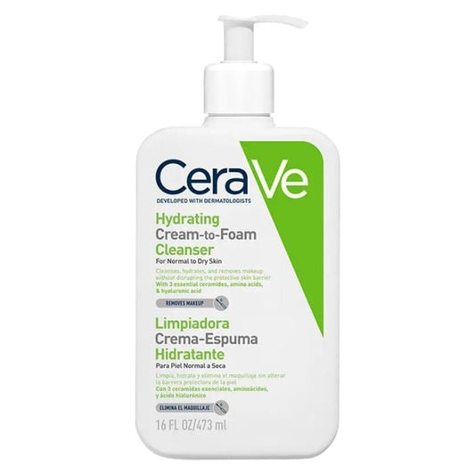 CERAVE GEL LIMPIADOR CREAM TO FOAM 473 ML