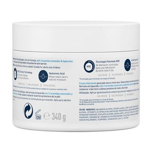 CERAVE CREMA HIDRATANTE DUPLO 2*340 GR TARRO