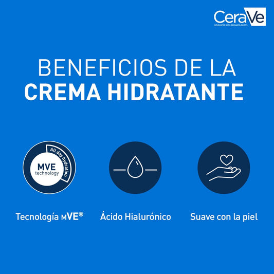 CERAVE CREMA HIDRATANTE PILE SECA/MUY SECA 454 GR