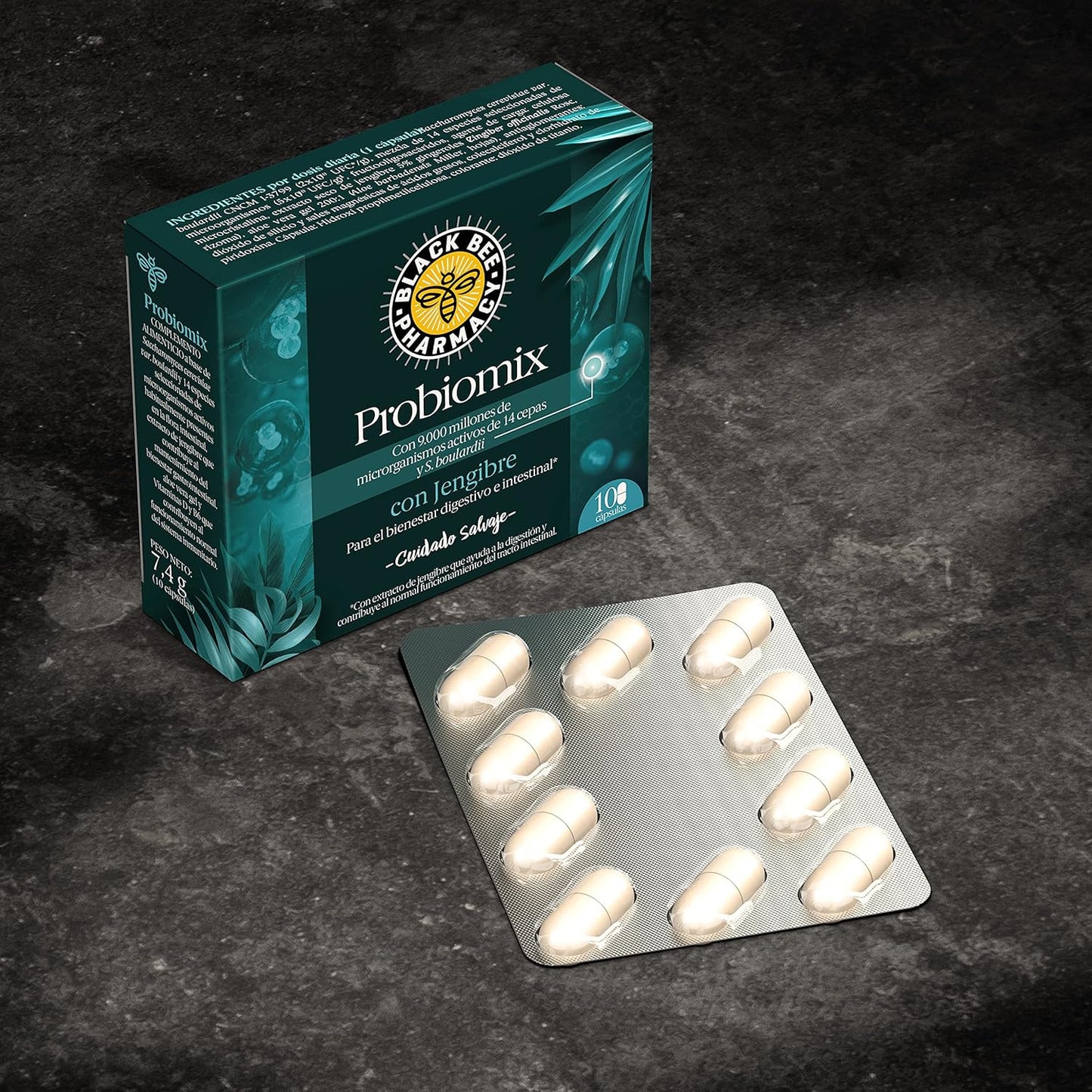 BLACK BEE PROBIOMIX JENGIBRE 10 CAPSULAS