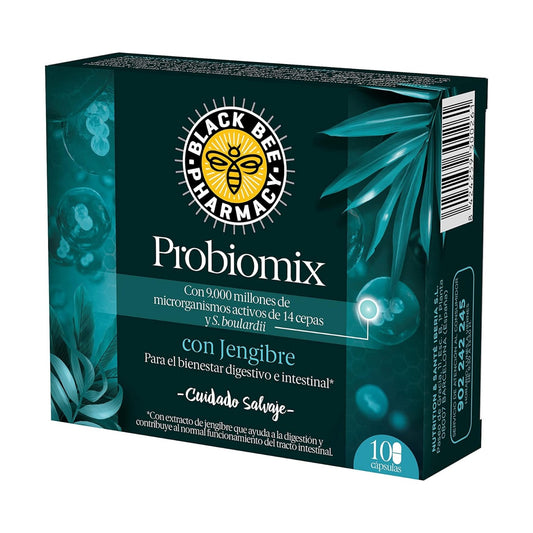 BLACK BEE PROBIOMIX JENGIBRE 10 CAPSULAS