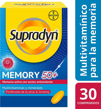 SUPRADYN MEMORY 50+ 30 COMPRIMIDOS
