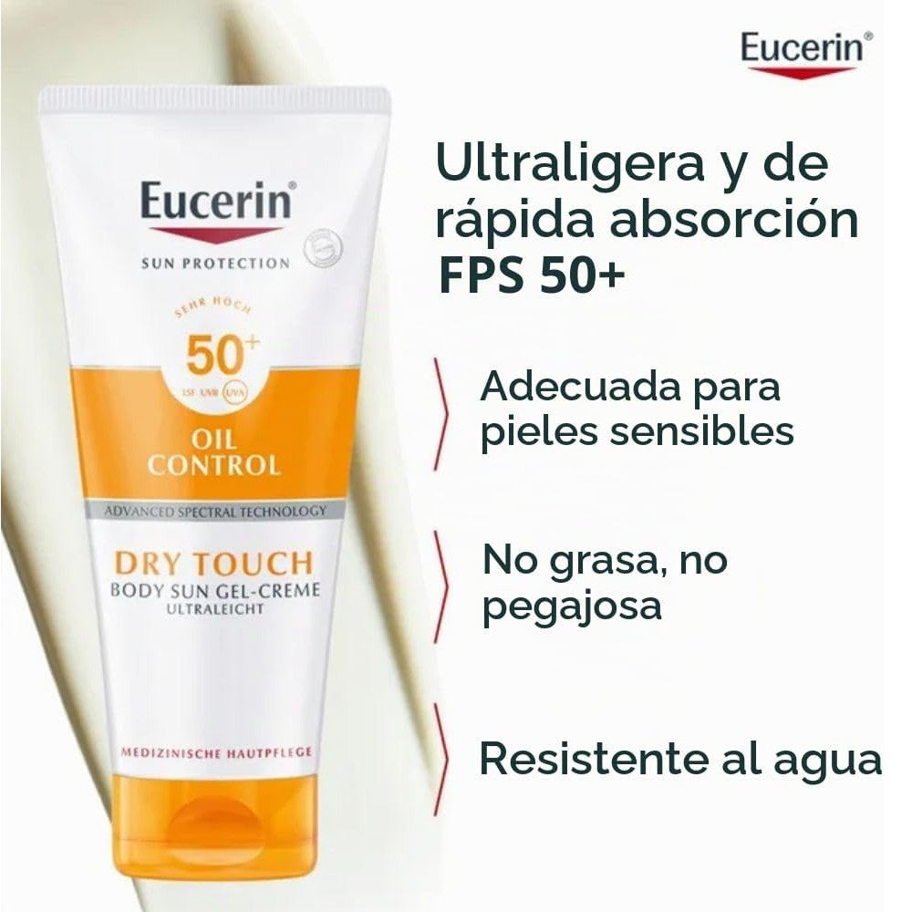 EUCERIN GEL CREAM DRY TOUCH OIL CONTROL 200ML