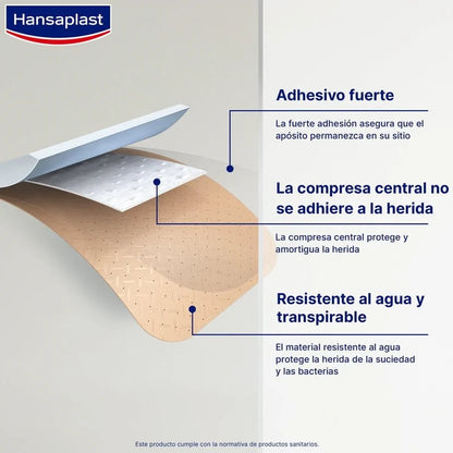HANSAPLAST MED UNIVERSAL 20 STR 2TAMAÑOS