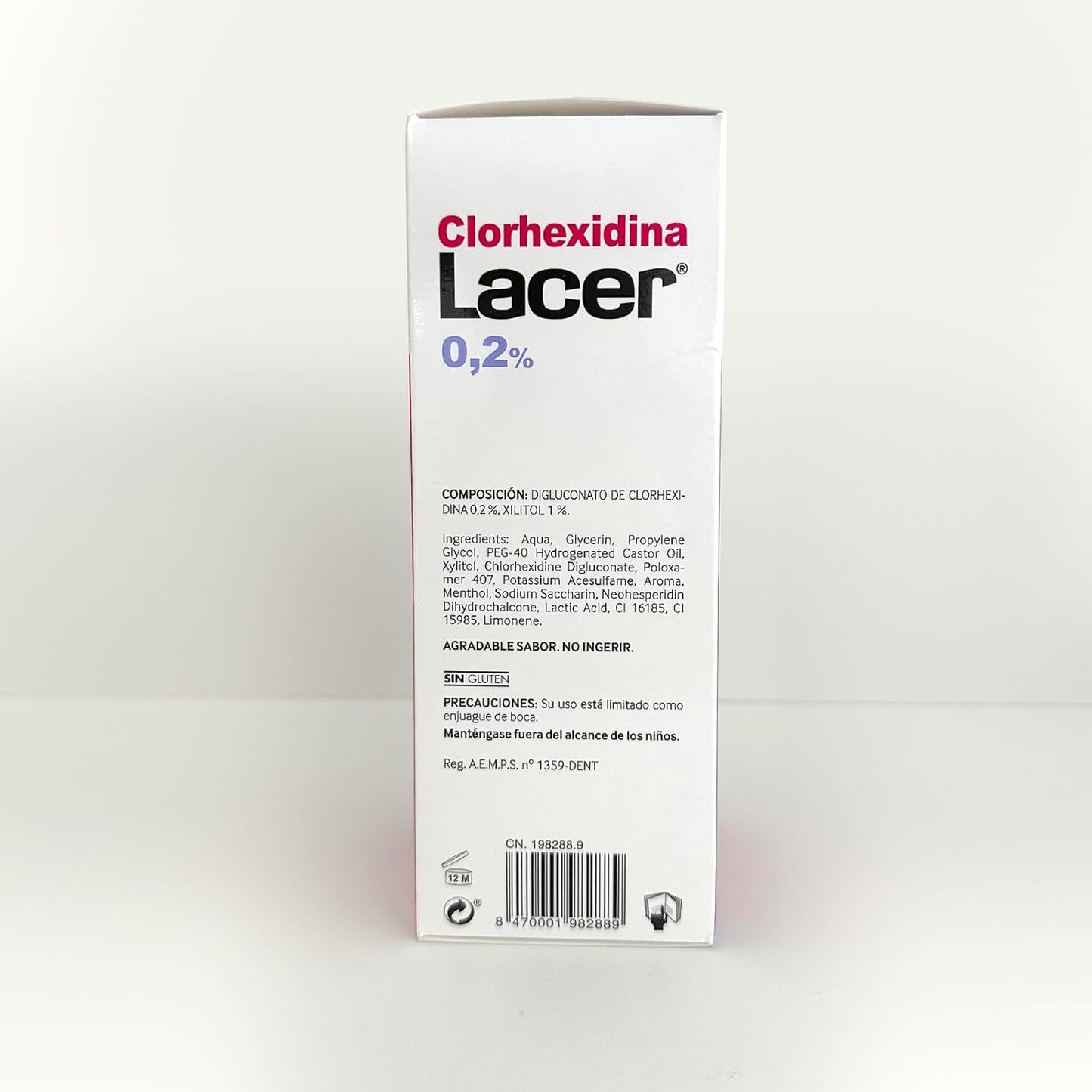 COLUTORIO LACER CLORHEXIDINA 0,20% 500ML