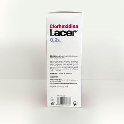 COLUTORIO LACER CLORHEXIDINA 0,20% 500ML