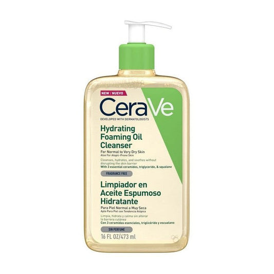CERAVE LIMPIADOR ACEITE ESPUMA HIDRATANTE 473ML
